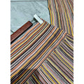 Metallic Colorful Striped Knit Skirt Set Women 2026 New Classic Halter Neck Sleeveless T-Shirt+Slim Versatile Skirt 2-Piece Set