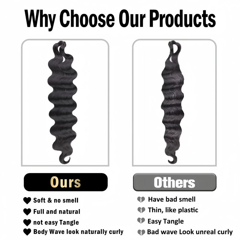 12A Human Crochet Hair Body Wave Bundles Human Hair For Women Knotless Pre-Separated #27 Honey Blonde Feather Crochet Human Hair
