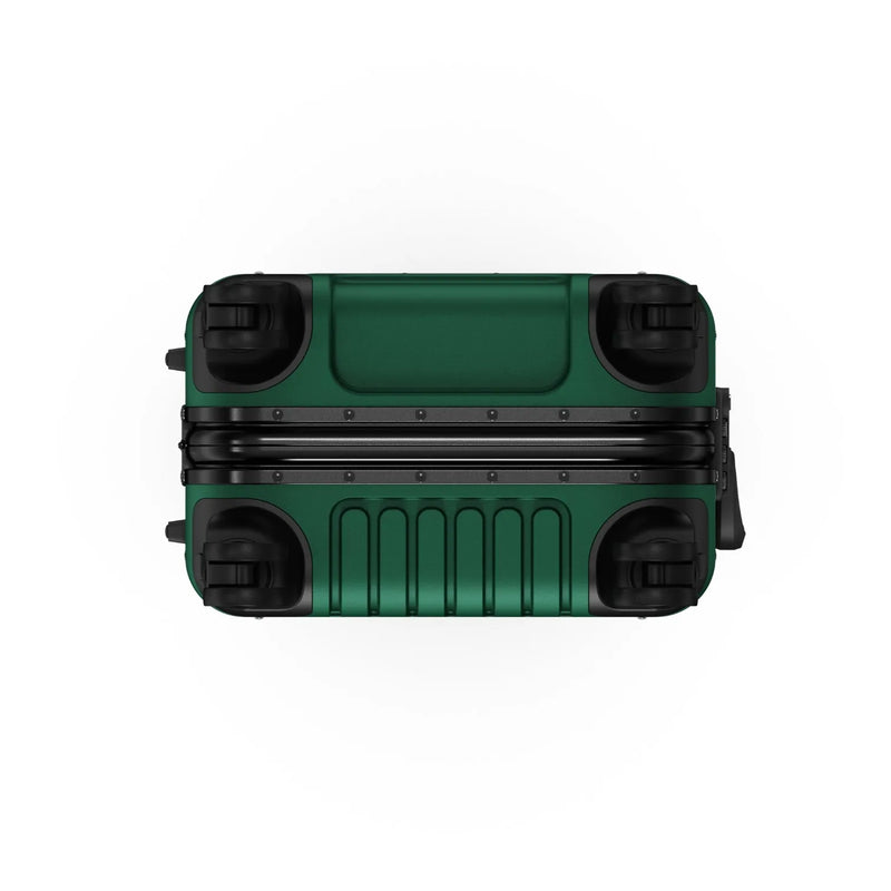 LOY L5-2 Green 20-inch Carry-on Suitcase App Control LED Screen Display Travel Luggage with Detachable and Silent Wheels
