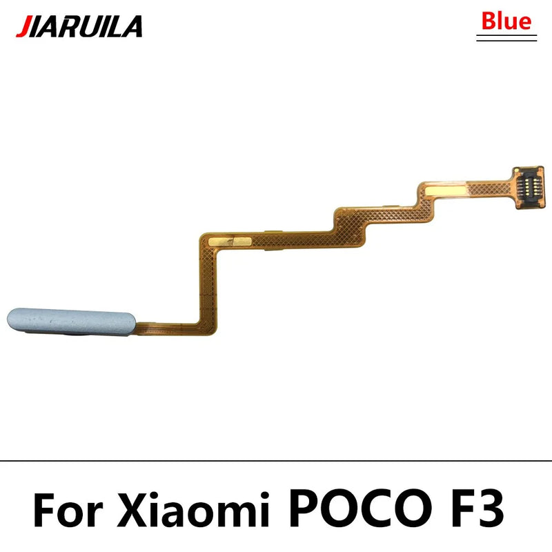 Fingerprint Scanner For Xiaomi Poco X3 Pro M3 F3 / M4 Pro 4G Home Button Fingerprint Menu Return Key Sensor Flex Cable