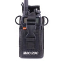 1set Nylon Walkie Talkie Holder Pouch Bag MSC-20C Two Way Radio Case with Adajustable Shoulder Strap forBaofeng UV-5R