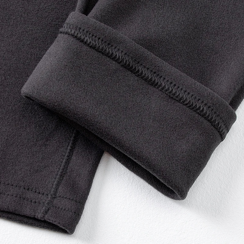 2-piece Men's Autumn/Winter V-neck Fashionable Casual Warm Suit Comfortable Sports And Fitness Long Sleeved Top Versatile Pants