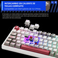THUNDEROBOT K98 Wired Mechanical Keyboard RGB 98% Compact TKL Layout Hot-Swappable Gaming Keyboard For Laptop PC Gamer F108