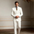 Fashionable Single-Breasted Men's Suit Set For Wedding Formal Business 2PCS Men's Suit Set Including Jacket Vest Pants Customize