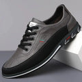 Men's Business Casual Shoes, Solid Color, Pvc Sole, Comfortable for All Seasons