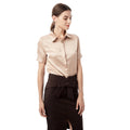 Simulation Silk Shirt Women's Short Sleeve New Wild | SAMAG