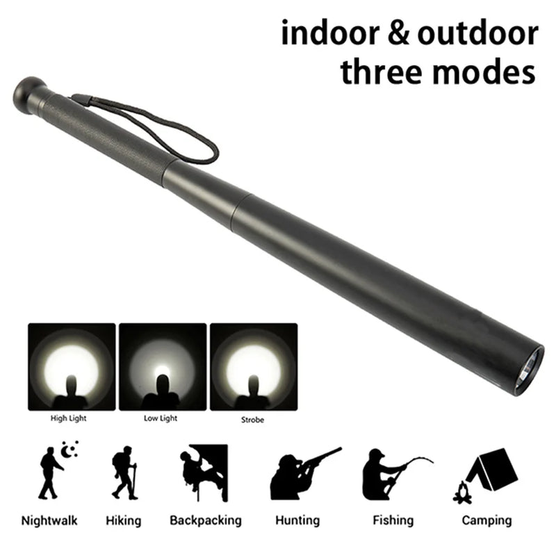 Security Flashlight Stick Outdoors Emergency Personal - View 3 | SAMAG