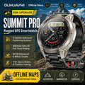 2026 Military Satellite Offline Map GPS Smart Watch Men 1.43''AMOLED Bluetooth Call Compass 5ATM Waterproof 170+Sport Smartwatch