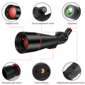 BORWOLF 25-75x80 Telescope Spotting Scope Powerful Zoom Monocular  BAK4 Waterproof For Bird Watching Target Shotting With Tripod