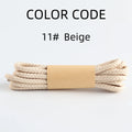 Classic Round Shoelaces Durable Polyester Solid Sneaker Boot Laces Anti-loose Replacement Sports Shoes Laces 1 Pair