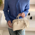Boston Bag 2026 Women's Large Capacity Versatile Handbag Casual Minimalist Style Fashionable Handheld Bag New Trendy Fashion