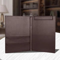 A4 PU Leather Planner Notebook Ring Binder File Folder Portfolio Office School Folder for Documents A4 Paper Writing Board