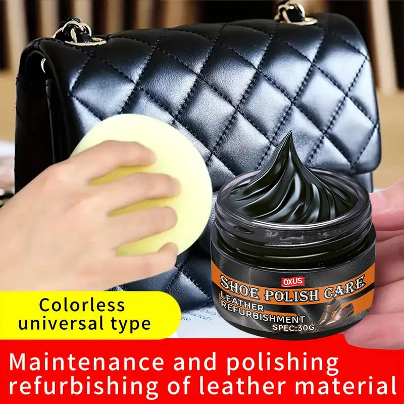 Multi-Purpose Care and Repair Cream - Deep Conditioning for Car Seats, Sofas, Jackets, Shoes, and Clothing: Enhances Shine