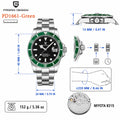 PAGANI DESIGN Men Watches Automatic Watch Mechanical Sapphire Glass Stainless Steel Luminous Date Luxury - Visuel 11 | SAMAG