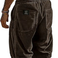 Men's Retro Corduroy Casual Shorts Fashion Solid | SAMAG