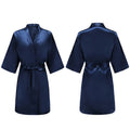 Women's Pure Short Silky Robes Bridesmaid Bride Party | SAMAG