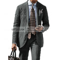 2025 New Casual Men's Suit Jacket Summer Spring Blazer Two Bottom Breathable Cotton Linen Coat 2 Pieces( Jacket+Pants )