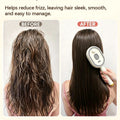 Electric Hair Brush for Anti-Frizz Detangling with Spray, Red Light Therapy & Retractable Teeth Scalp Massage,2026 Upgraded