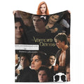 The Vampire Diaries Damon Salvatore Blanket