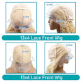 220% 613 HD Lace Frontal Wig 13x6 Blonde Transparent Lace Front Wigs 13x4 Body Wave Human Hair Wigs For Women Brazilian Hair