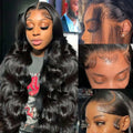 13x4 13X6 HD Lace Frontal Wig 40 42 Inch Body Wave Human Hair Wigs  Human Hair Remy 5x5 Gluless Lace Closure Wigs For Women