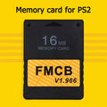 2025 Free McBoot v1.966 Memory Card Compatible With All PS2 Consoles for Sony PS2 FMCB Game Saver 8MB/16MB/64MB Memory Card