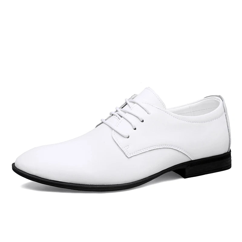 New Brand Men's Genuine Leather Business Shoes Soft Soles for Comfortable Office Business Wear Daily Casual Men's Driving Shoes