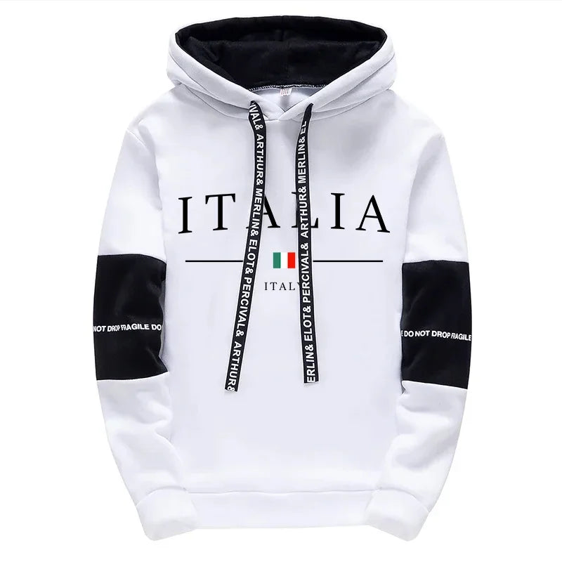 Italy Fashion Hooded Sweatshirt and Sweatpants Autumn | SAMAG