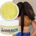 GZE 3 in 1 Hair Butter Nourishing Cream with Rosemary, Argan & Jojoba Oils for Deep Conditioning, Frizz Control, Stong Hair Root