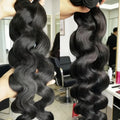 20 30 32 Inch Body Wave Double Weft Human Hair Bundles Remy Hair Extensions Unprocessed Brazilian Hair 1 3 4 Weave Natural Color