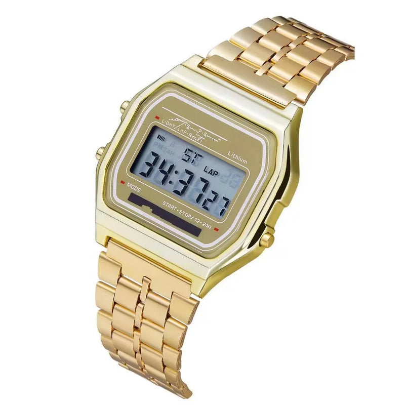 Fashion Luxury Brand Ladies Watch Harajuku Silicone Sports WR F-91W LED Electronic Multifunction Digital Watches For Women Gift