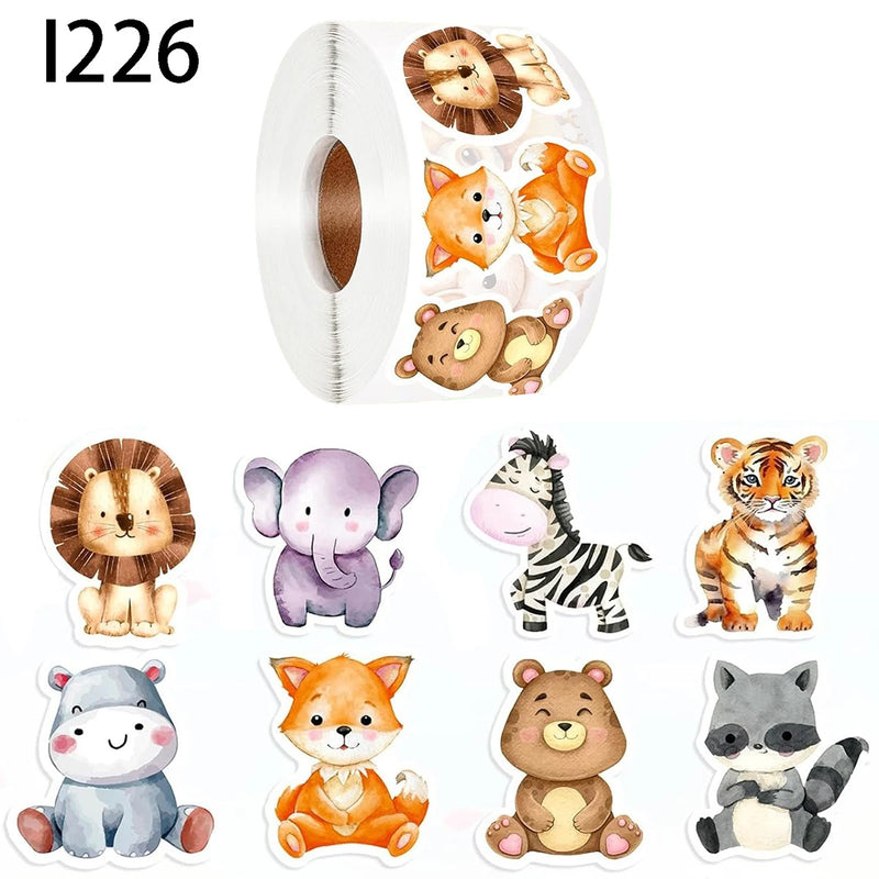 100 - Cute Animal Stickers for Children Cartoon Zoon - View 3 | SAMAG