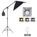 Softbox Lighting Kit Photography Studio Boom Arm for Video & YouTube Continuous Lighting Professional Lighting Set Photo Studio