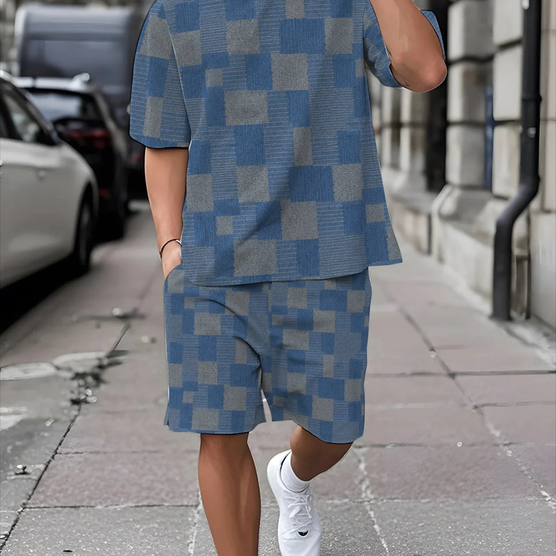 Men's Matching Sets Plus Size Menswear Tracksuit Clothing | SAMAG