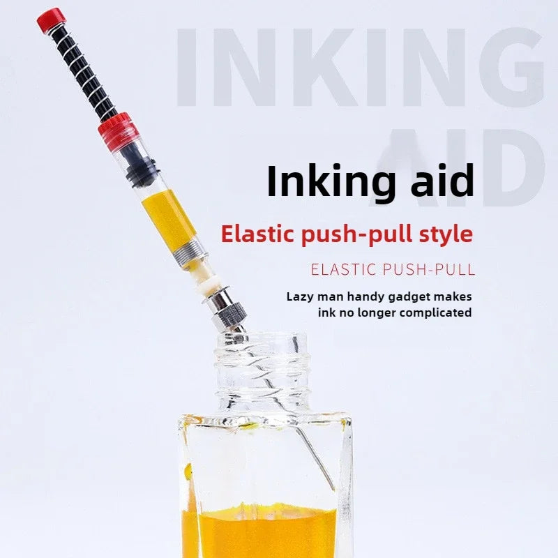 Ink Pen Fountain Syringe Converter Spring Filler Tool Absorber Refills Filling Refill School Supplies for JINHAO HONGDIAN MAJOHN