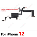 AiinAnt Phone Top Sound Ear Earpiece Speaker Proximity Light Sensor Flex Cable For iPhone 12 13 14 15 Pro Max Plus