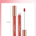 Pearlescent Glitter Plumping Lip Gloss Diamond Glitter Nude Pink Liquid Lipstick Shiny Glass Waterproof Sexy Lip Tint Lip Makeup