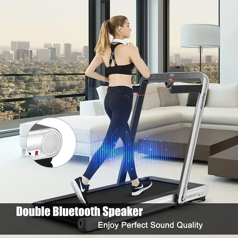 Dual-Purpose Desk Treadmill with 4.75HP Motor, App | SAMAG