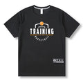 Loose Men Running 2023 Outdoor Street Basketball Gym Short Sleeve Letter Print T Shirt Summer Quick Dry Fitness Bodybuilding