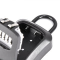 Waterproof Outdoor Key Lock Box 4 Digit Combination Metal Password Safe for Home Door Wall Mounted No Drill - View 4 | SAMAG