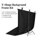 Photography Photo Studio T-Shape Backdrop Background Stand Frame Support System Kit For Video Chroma Key Green Screen With Stand