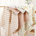 Happyflute Hooded Baby Towel 1Pc Cotton Soft Absorbent Reusable Washable Comfortable Gentle Care Newborn Toddler Bath Wrap