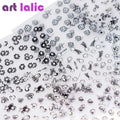 10Pcs Nail Art Transfer Stickers 3D Design Manicure Tips Decals Decorations Sheet for DIY Nail Art
