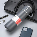 Free LOGO 3 In 1 set of  Thermos Mug Leak_Proof Travel Thermo Cup for Tea Water Coffee Thermo Cafe 500ML Double Stainless Steel