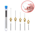 10Pcs Stainless Steel Nozzle Cleaning Needles 0.2mm 0.3mm 0.4mm 0.5mm 0.6mm 0.8mm 1.0mm Drill Bits 3D Printer Parts Accessories