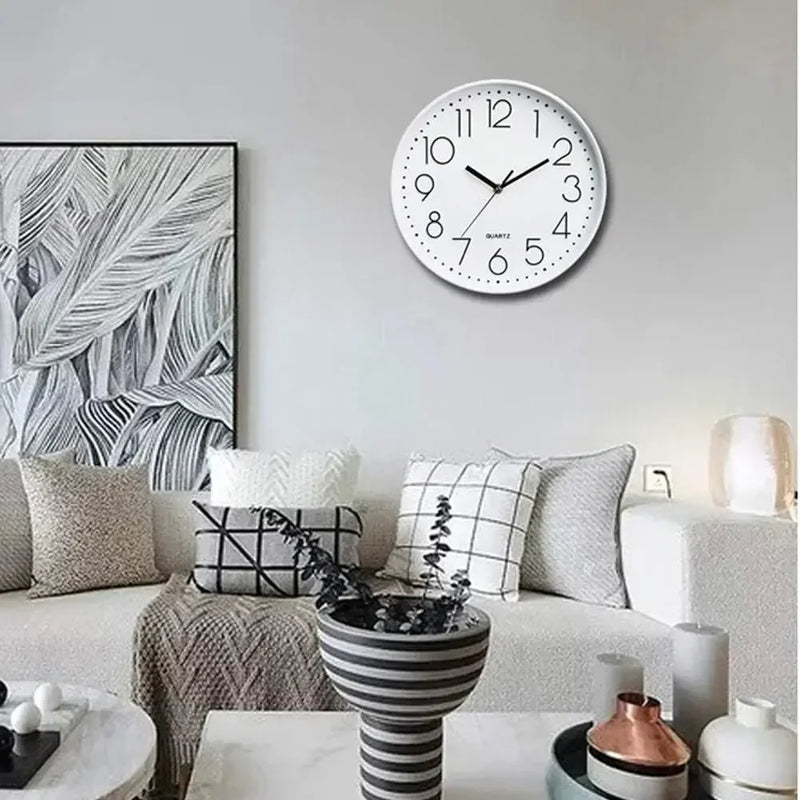 Luminous Wall Clock Large Dial  Wall Hanging Clock Travel Time Accuracy Travel Time Accuracy for School Decoration Bedroom