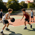 Noiseless Basketball 24cm Elastic Training Ball With Hoop | SAMAG