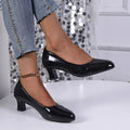 Slip-on Women's Shoes 2026 Autumn Style Shallow Comfortable Work Shoes Casual Fashion High Heels Large Size 36-43