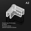 4X Silicone Transparent Anti-collision Fish Tank Corner Protector Adhesive Free Protective Cover Aquarium Accessories