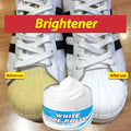 Farienne White Shoe Brightener Polish, Sneaker Cleaner Cream for Removing Yellowing & Restoring Shoe Whiteness
